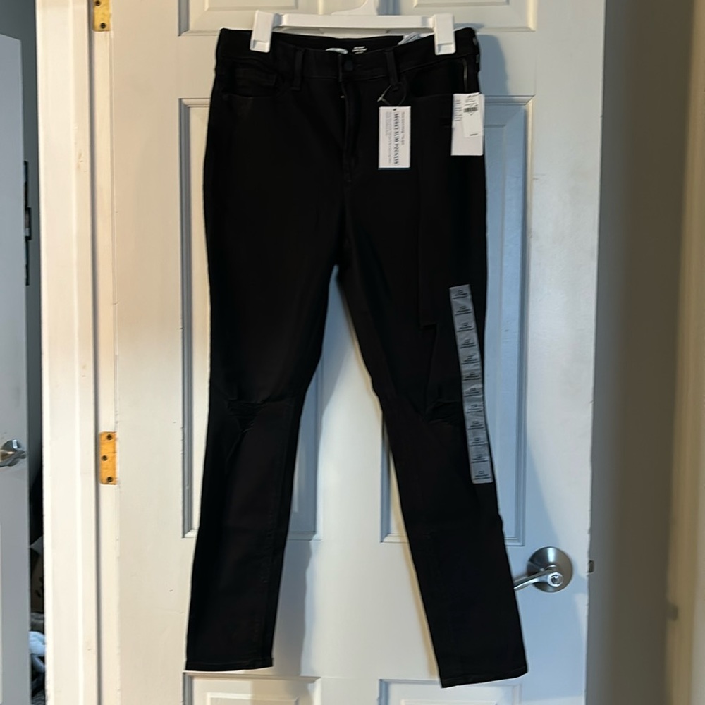 NWT Old Navy high rise rockstar super skinny distressed jeans
